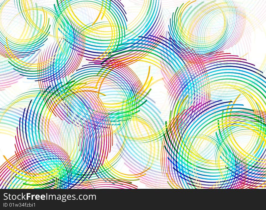 Color Line Circles