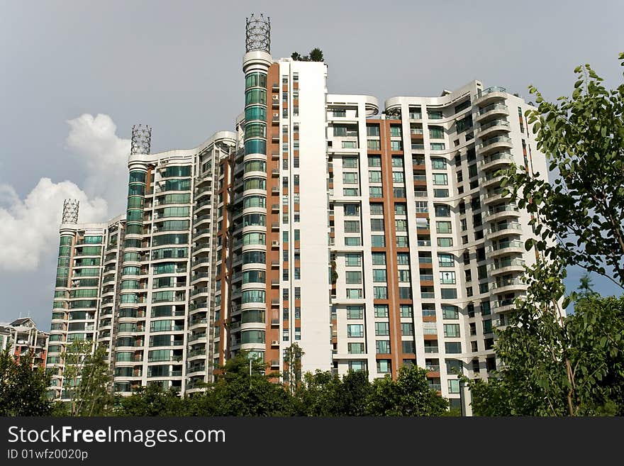 Nice apartment building in city,Foshan,Canton,China