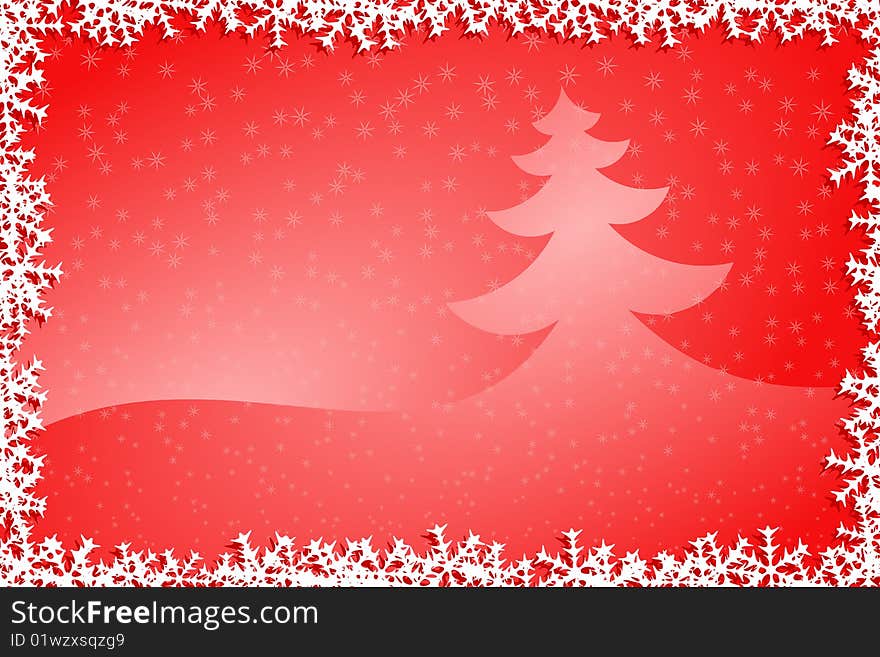 Vector illustration of Christmas Tree