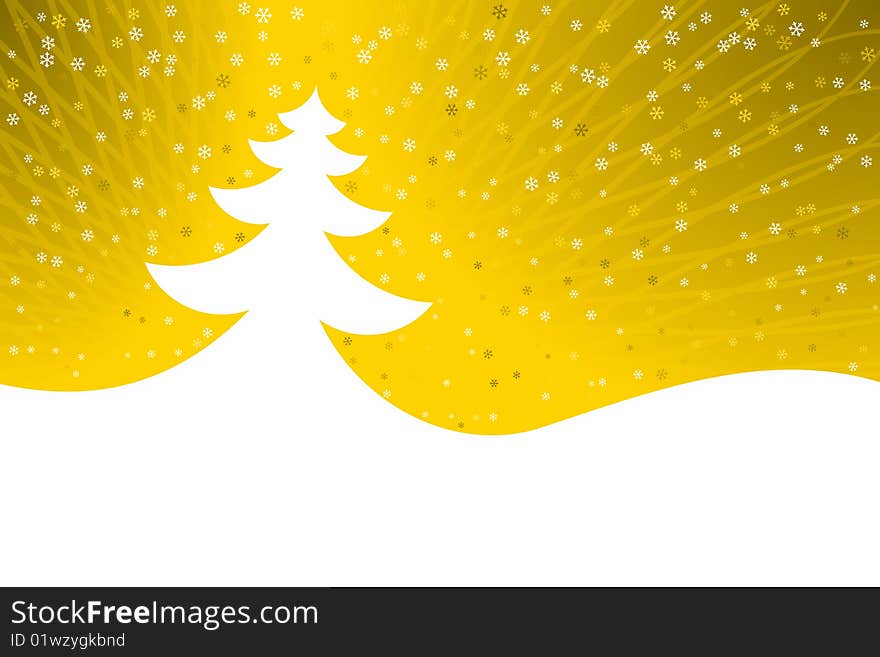 Vector illustration of Christmas Tree