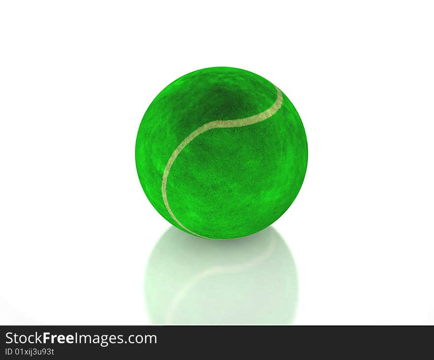 3D Tennis Ball