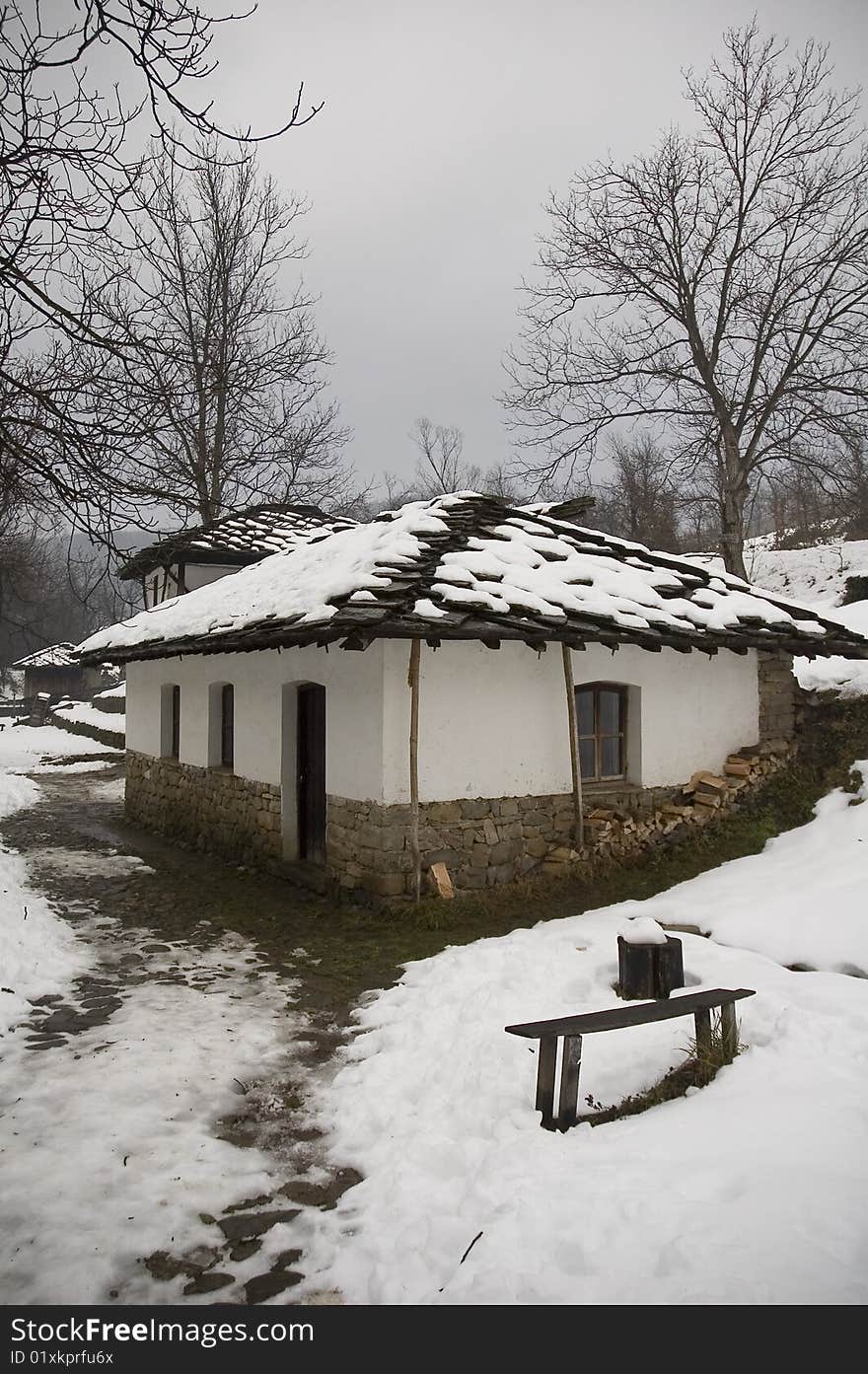 House in winter