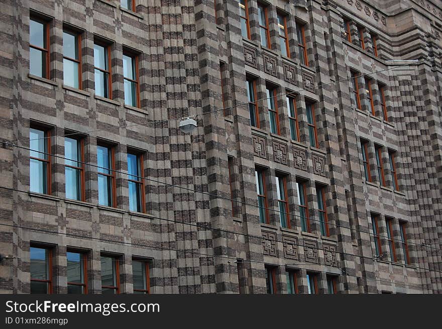 Federal Office Building With Windows