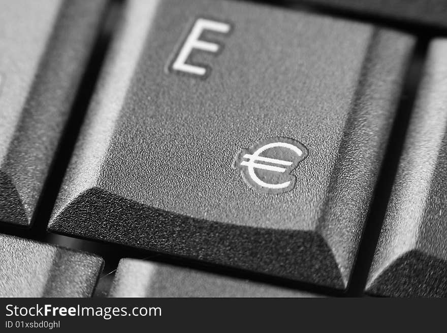 Euro symbol on the keyboard