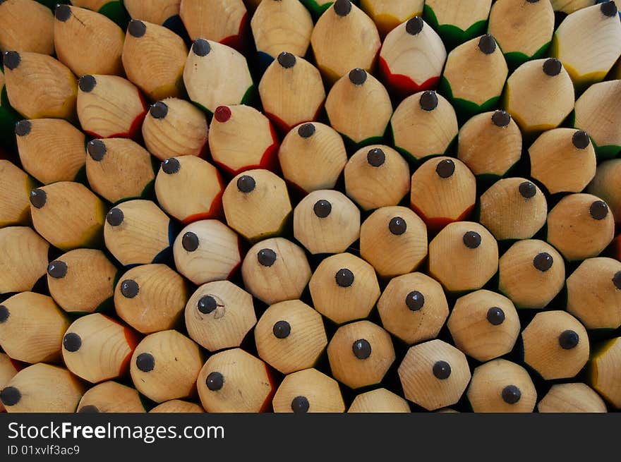 A huge bundle of lead pencils