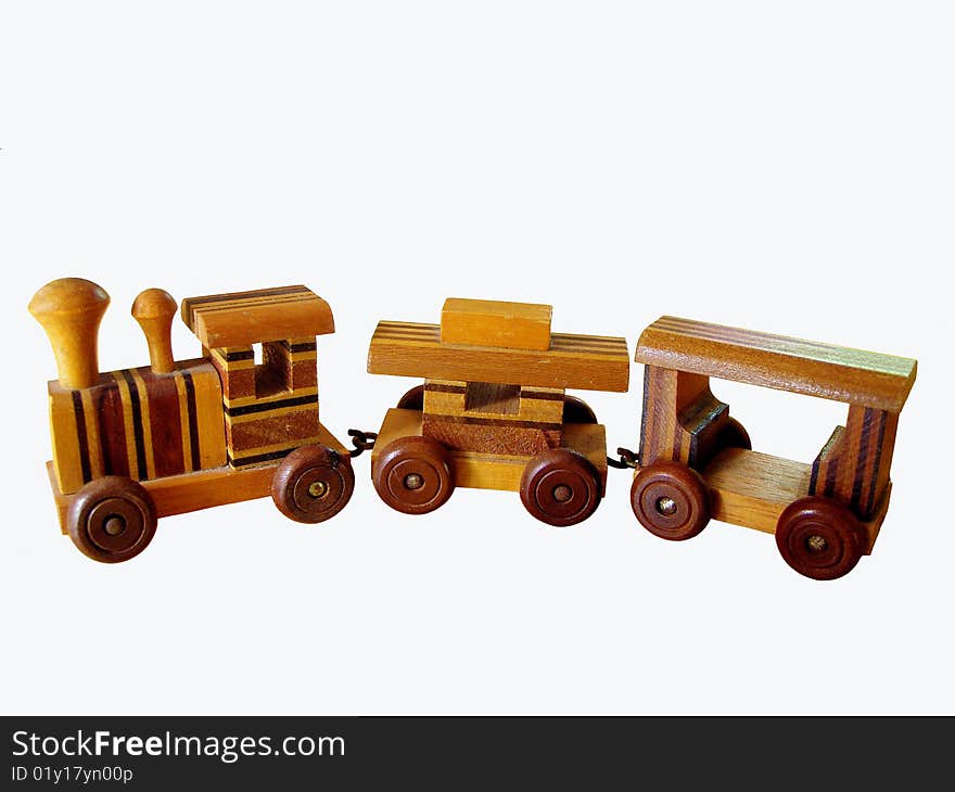 Old Wooden Toy Train