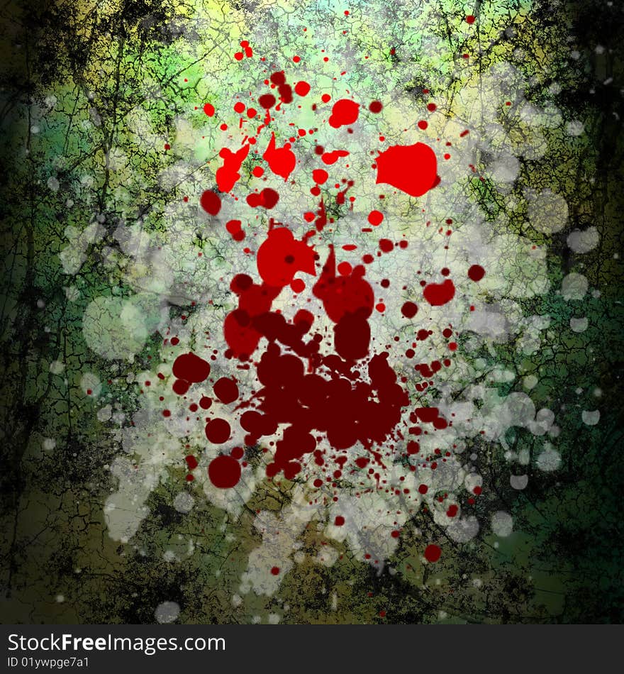 Grunge Blood Background