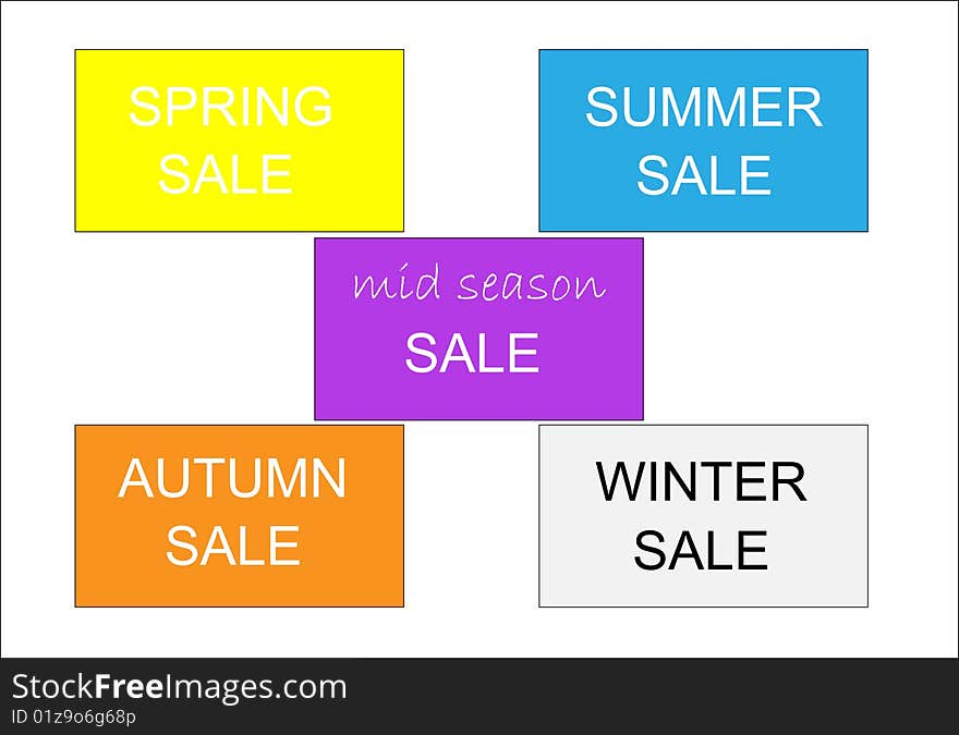 Seasonal Sales posters / flyers
