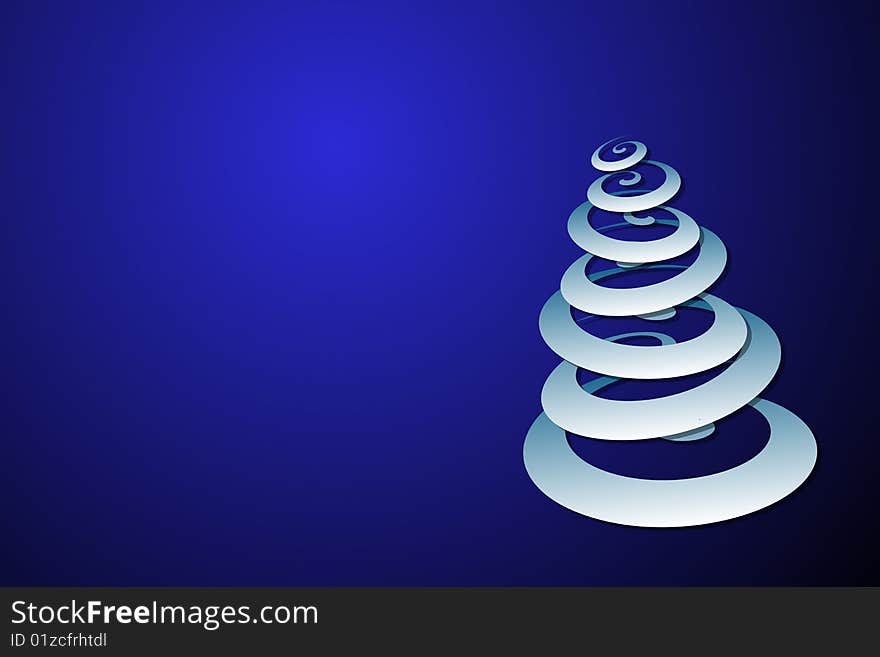 Vector illustration of Christmas Tree