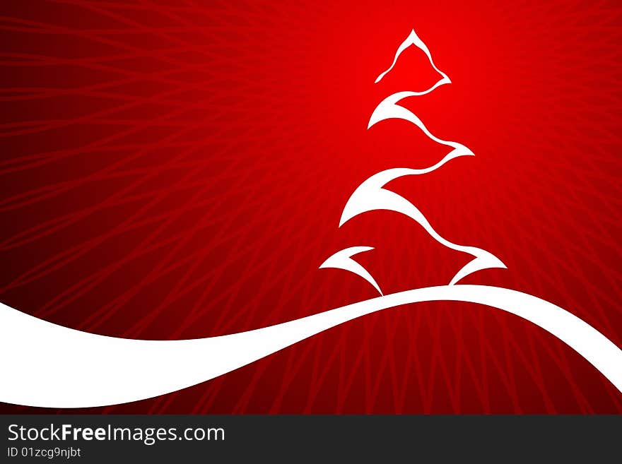 Vector illustration of Christmas Tree