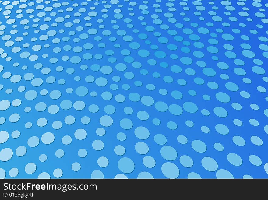 Vector illustration of Blue Spot Pattern