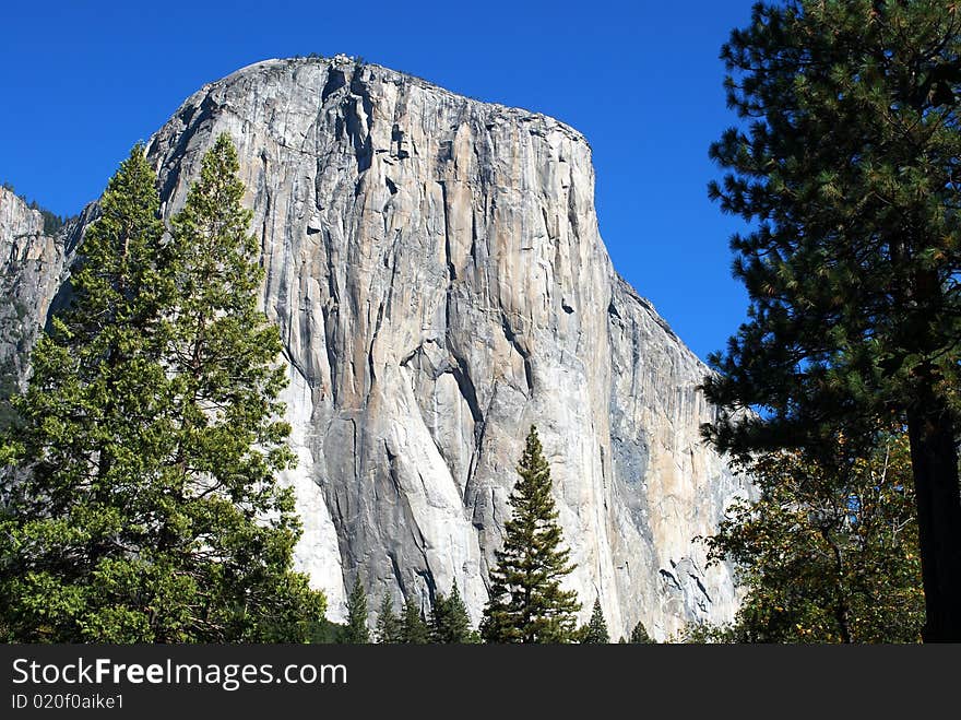 El Capitan In Yosemite, California