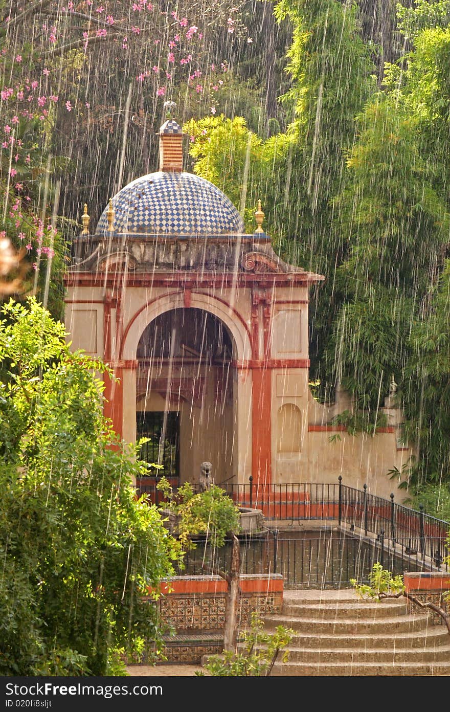 Temple at Alkazaar, Sevilla Spain. Temple at Alkazaar, Sevilla Spain