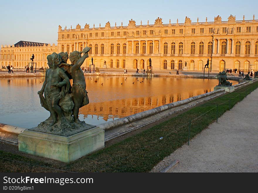 Statue at the Versaille palace, FRance