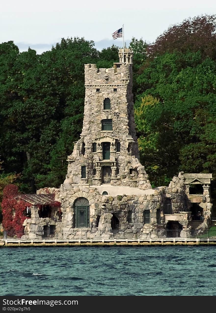 Alster tower in alexandria bay new york. Alster tower in alexandria bay new york