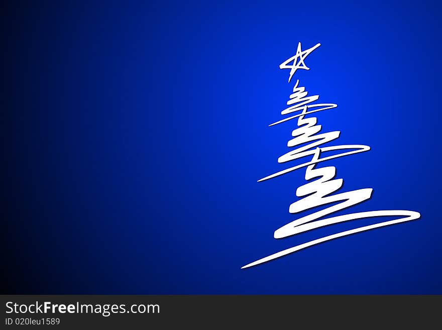 Vector illustration of Christmas Tree