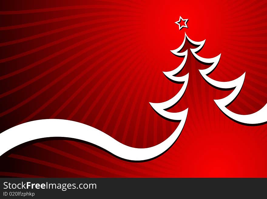 Vector illustration of Christmas Tree