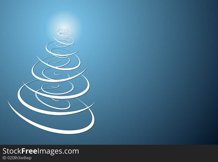 Vector illustration of Christmas Tree