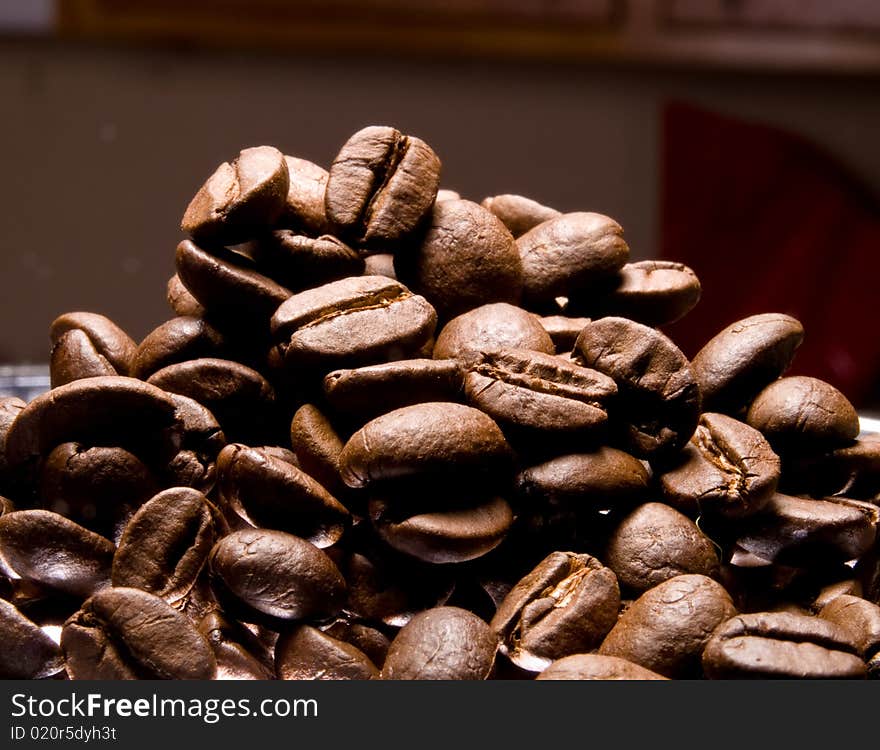 Coffee Beans in a pile