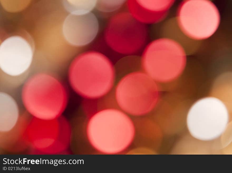 Beautiful Abstract Of Holiday Lights