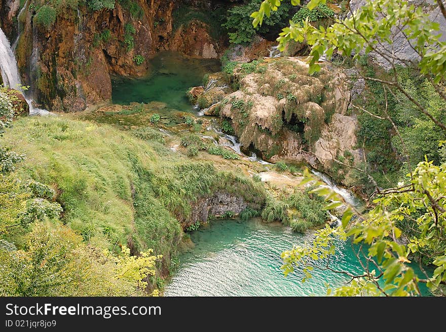 Croatian Plitvice Lakes National Park