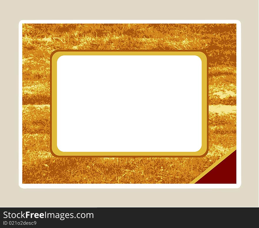 Harvest textured frame