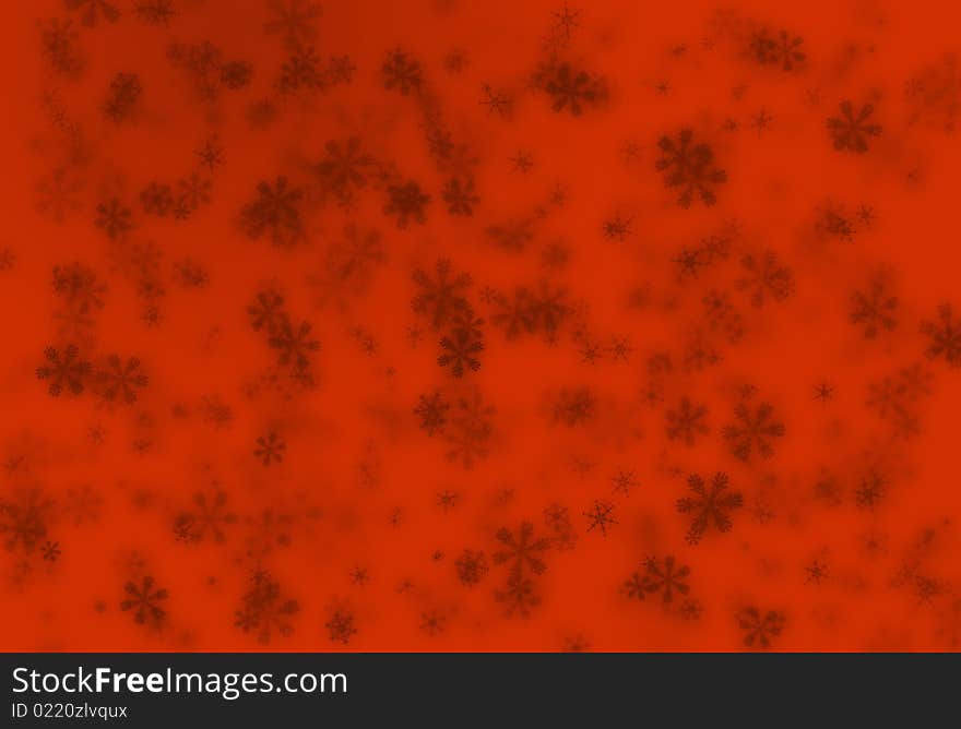 Red Snowflakes