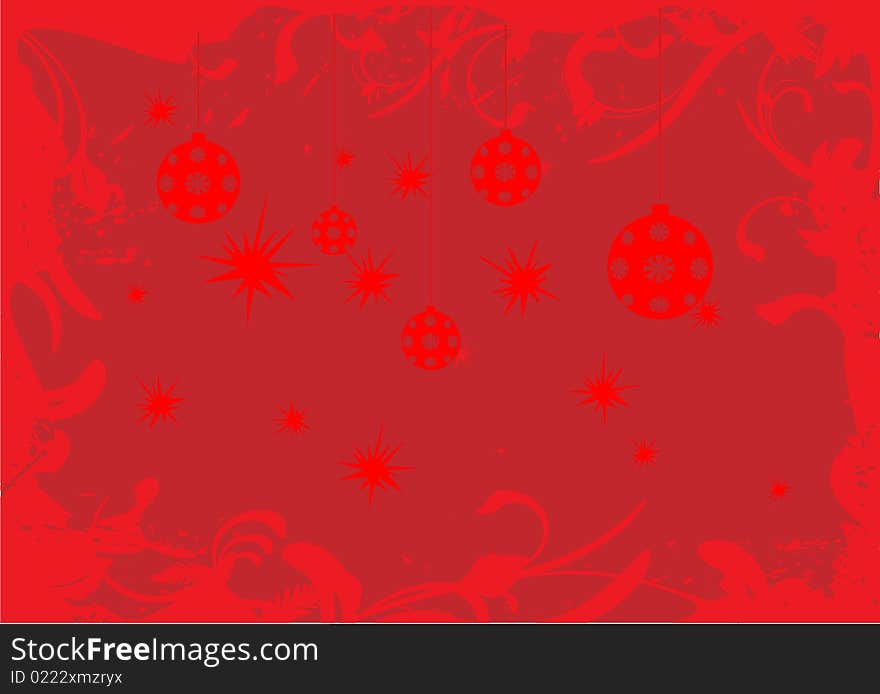 Abstract christmas background  illustration