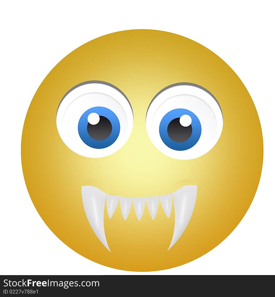 Halloween emoticon for websites and more. Halloween emoticon for websites and more