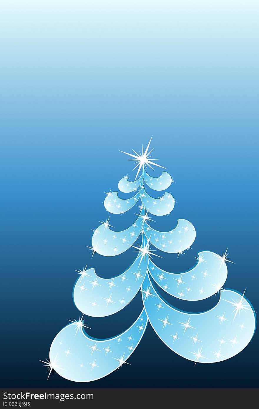 Vector illustration of Christmas Tree