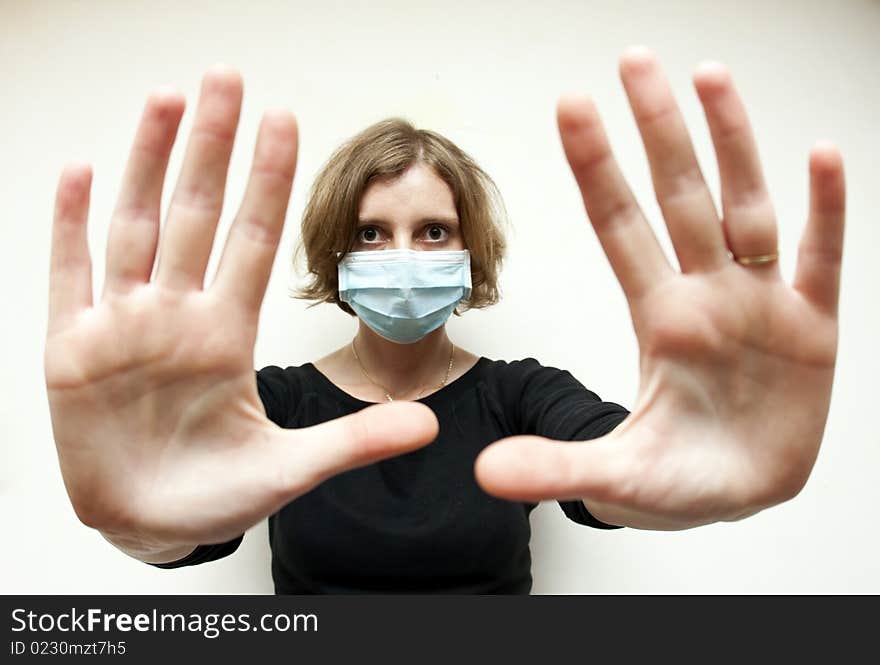 Woman With Medical Mask