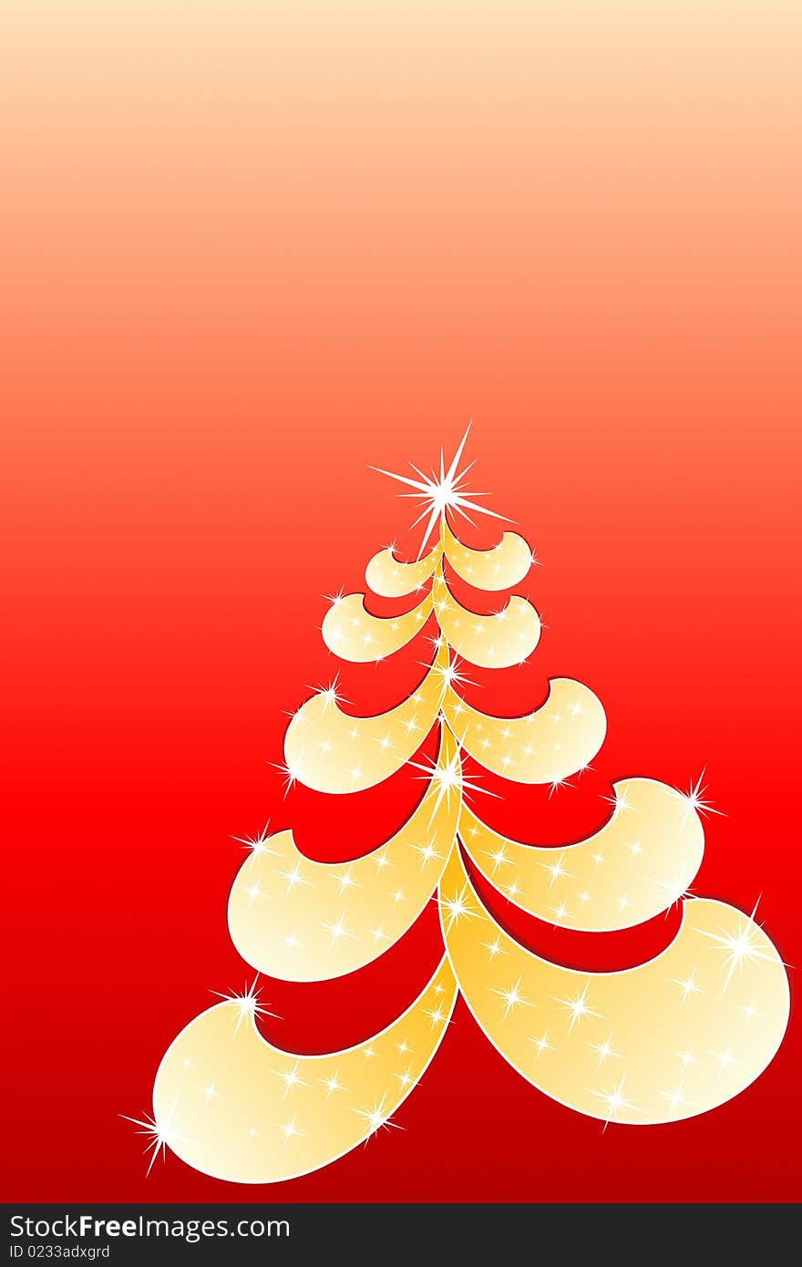 Vector illustration of Christmas Tree