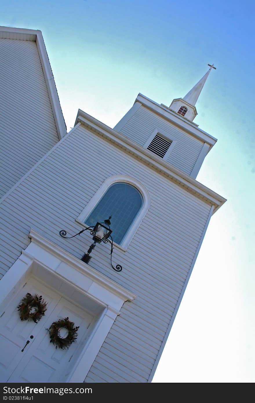 A small church in a midwest town.