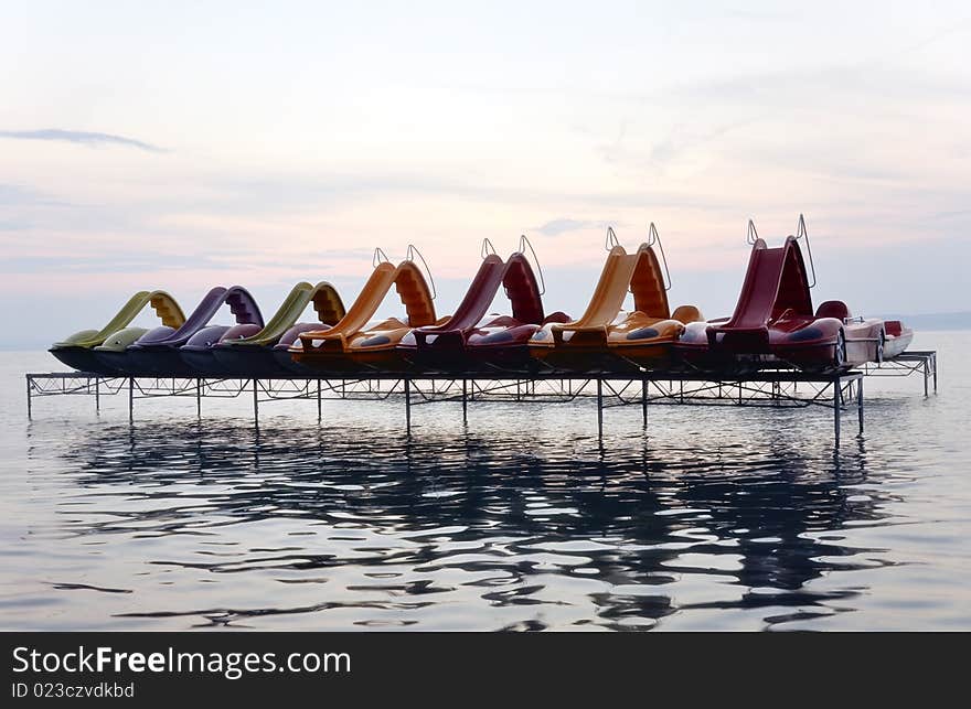 Water bicycles