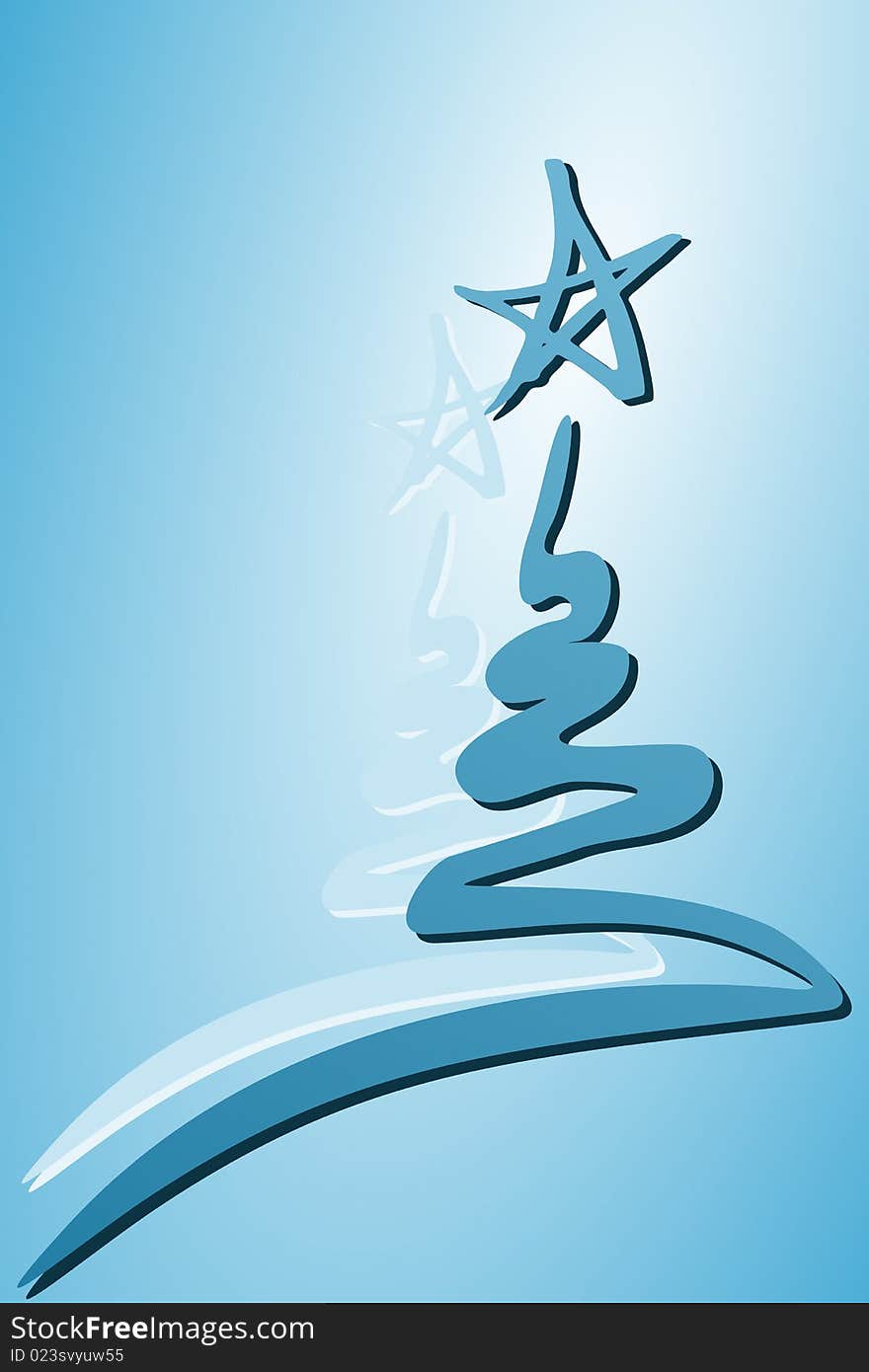 Vector illustration of Christmas Tree