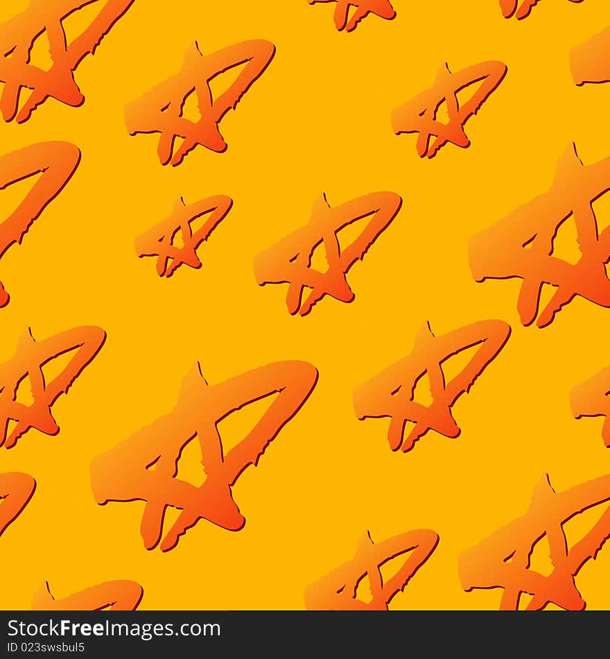 Vector illustration of Seamless Star Pattern