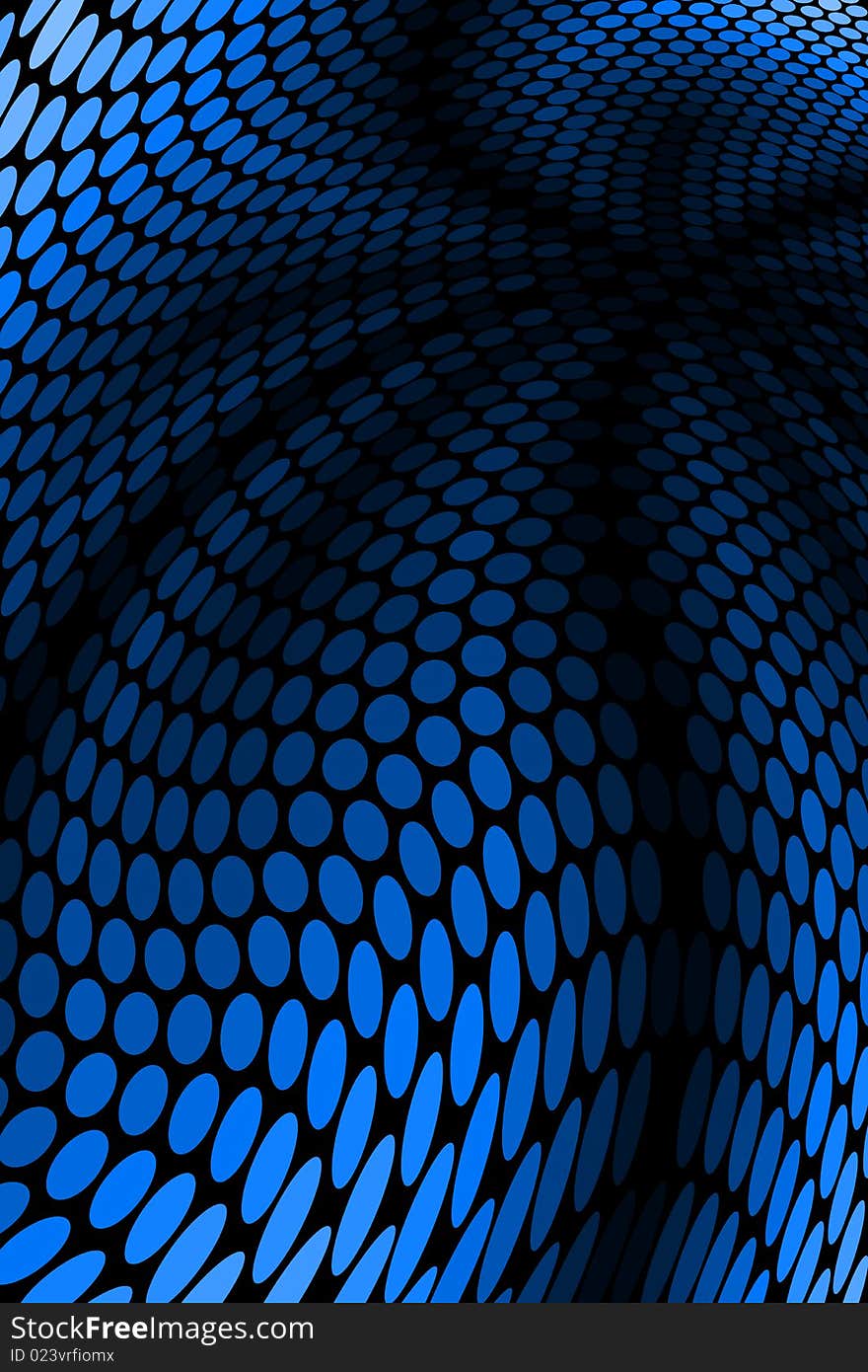 Vector illustration of Blue Spot Pattern