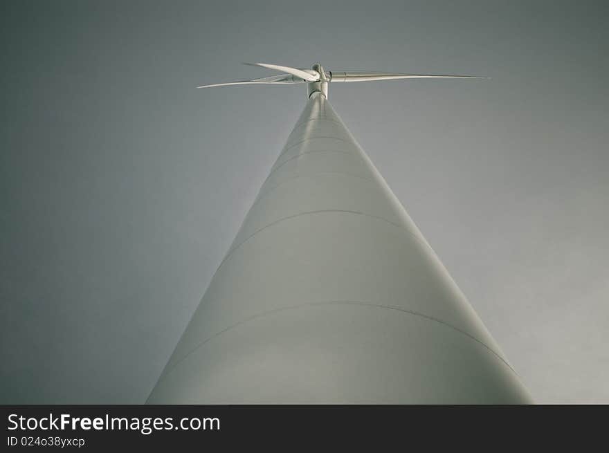 Windmill from below in Copenhagen Denmark. Windmill from below in Copenhagen Denmark