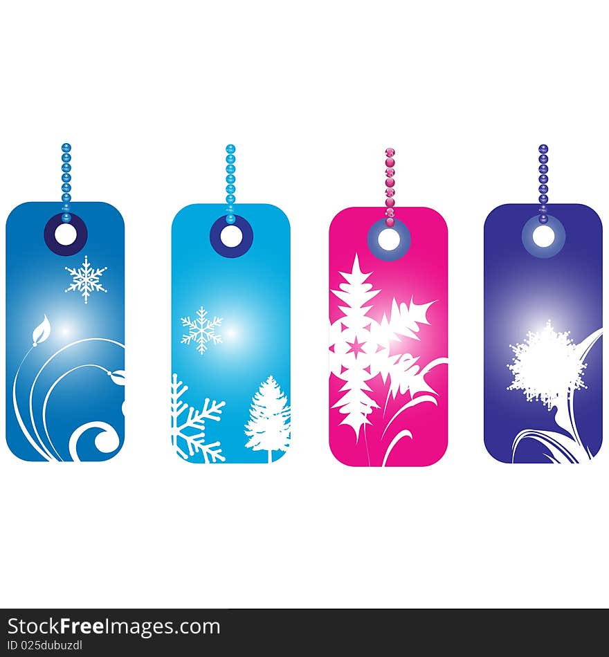 Different colored discount sale tags