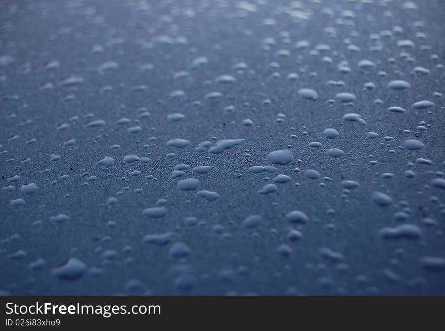 Raindrops on a grey background. Raindrops on a grey background