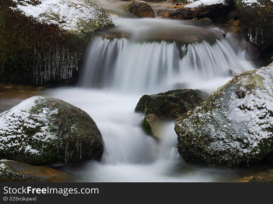 Soft waterfall