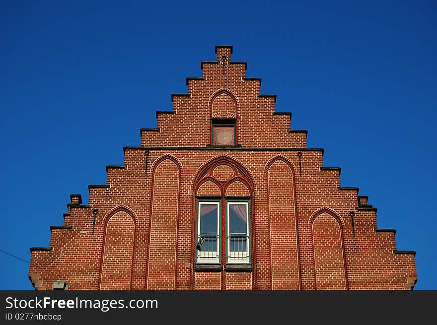 A roof in Amsterdam city