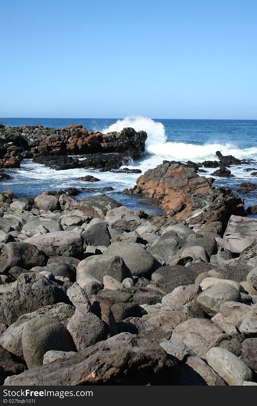 Rocky Hawaiian Coast