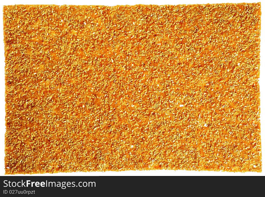 Salty crispbread background texture