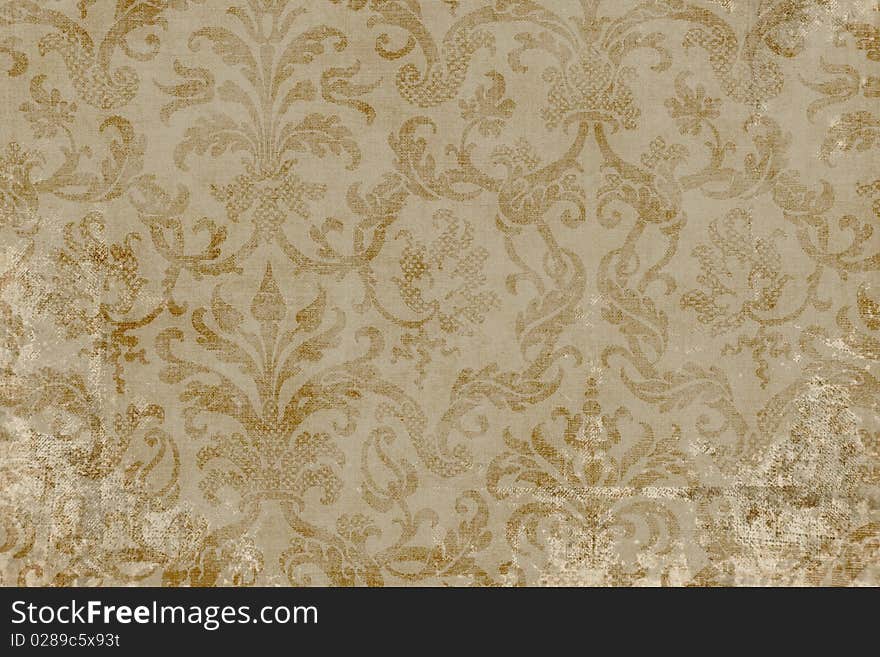 Antique Floral Background