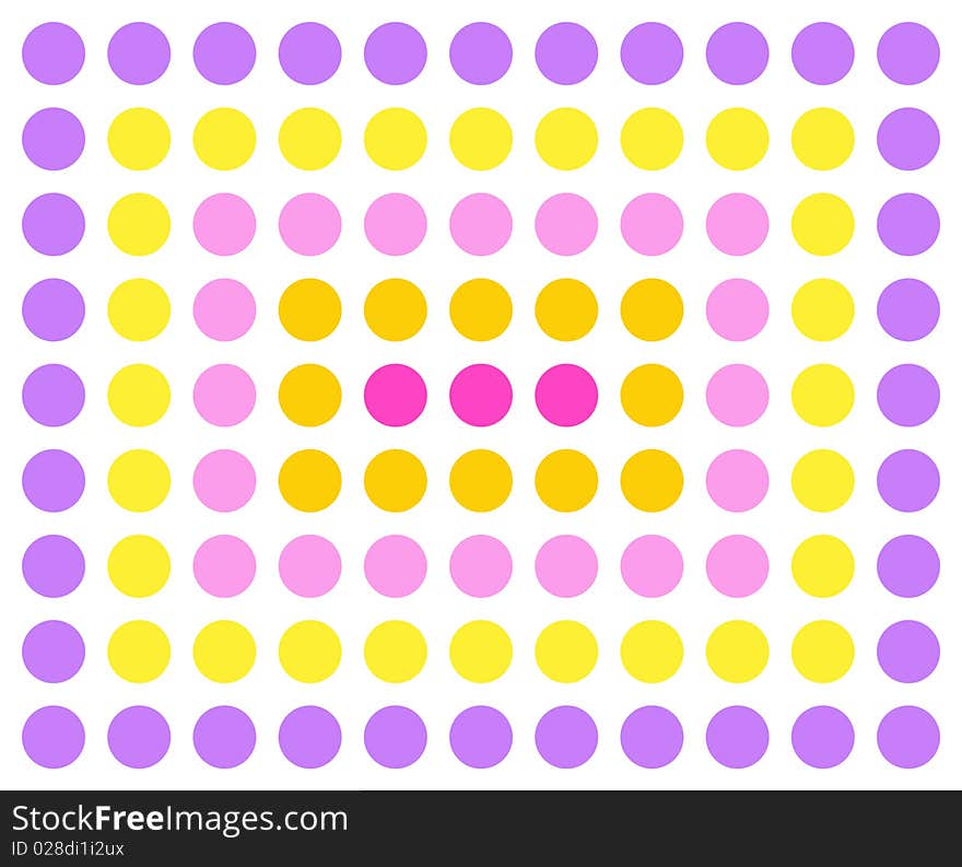 Colourful background with little spots