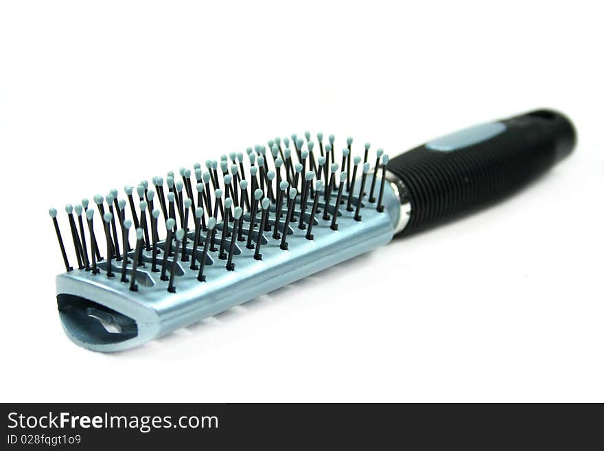 Brush on a white background. Brush on a white background