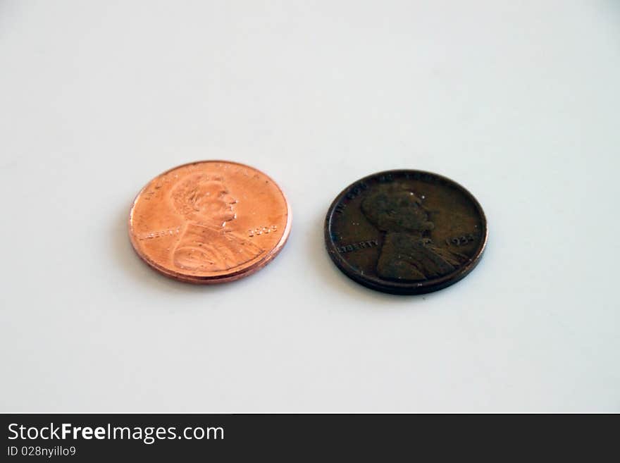 Pennies - Old And New