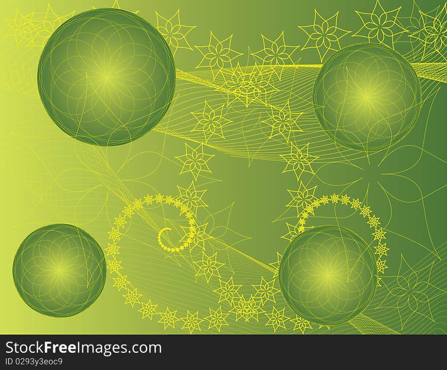 Floral pattern background. Vector image