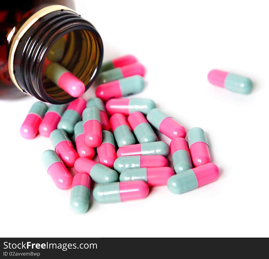 Colorful pills